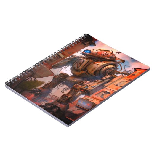 Roboter Notizblock (Linke Seite)