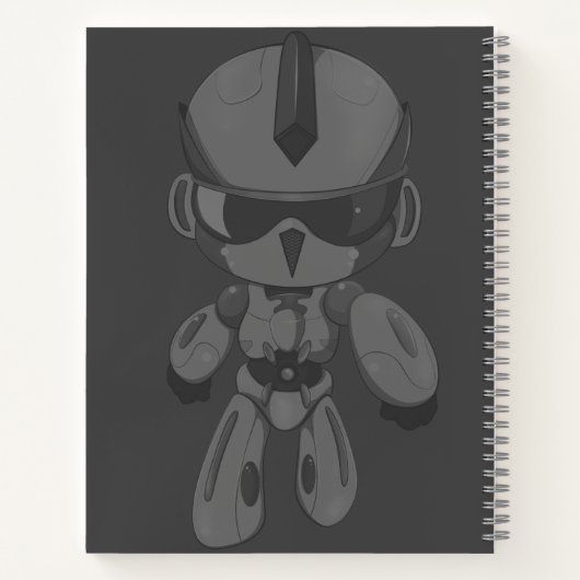 Roboter Notizblock (Rückseite)