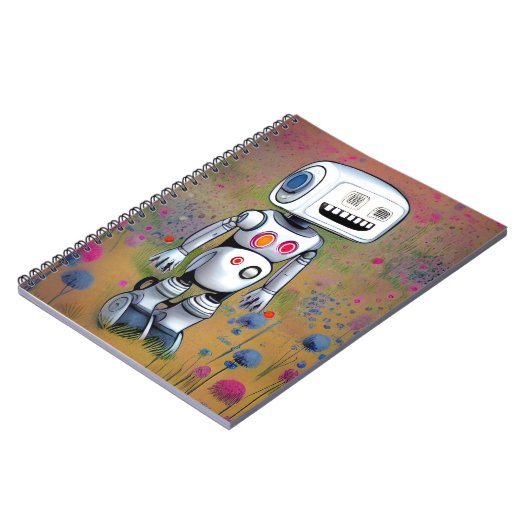 Roboter Notizblock (Linke Seite)