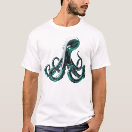 Roboter-Oktopus - futuristisches technisches Desig T-Shirt