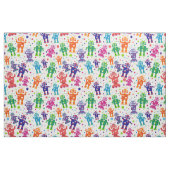 Roboter-Party-buntes Kinderspaß-Muster Stoff (Fat Quarter (45,7 x 55,9 cm))
