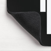 Roboter-Piktogramm Mousepad (Ecke)