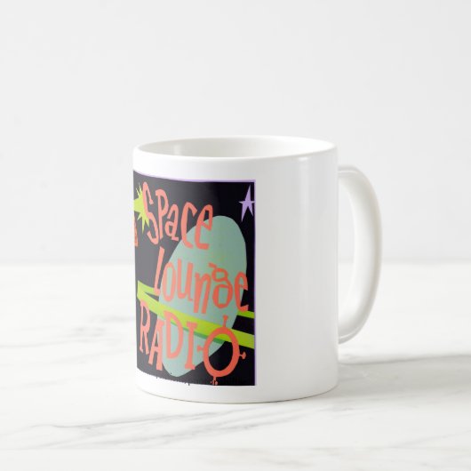 Roboter-Planeten-Tasse Kaffeetasse (VorderseiteRechts)