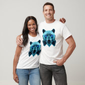 Roboter Polar Bear Face Art T-Shirt (Unisex)
