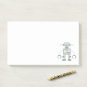 Roboter Post-it Klebezettel (Auf Schreibtisch)