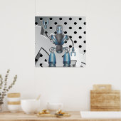 Roboter Poster (Küche)