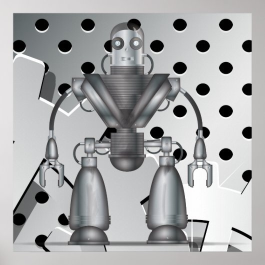 Roboter Poster (Vorne)