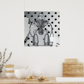 Roboter Poster (Küche)