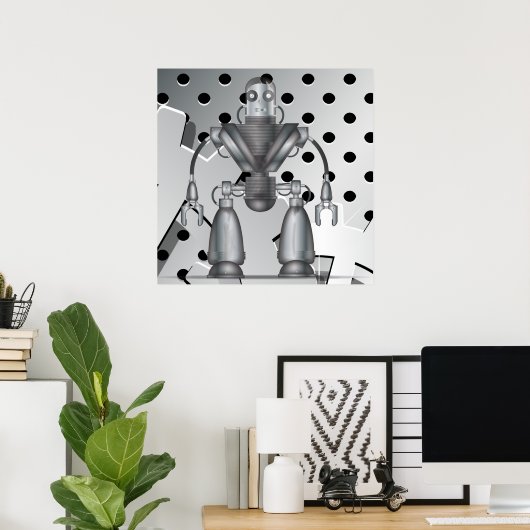 Roboter Poster (Heimbüro)
