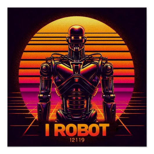 Roboter Poster (Vorderseite)