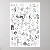 Roboter Poster (Vorne)