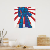 Roboter Poster (Küche)