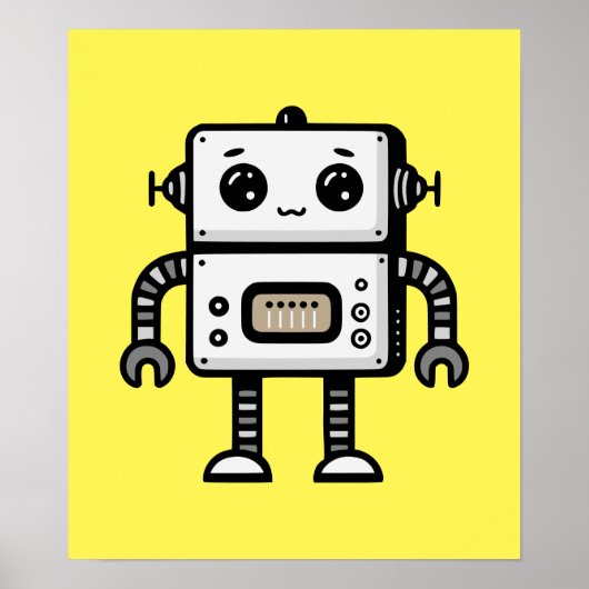 Roboter Poster (Vorne)