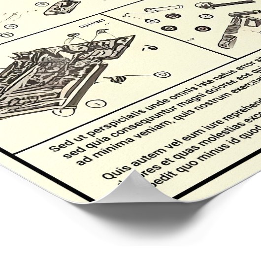 Roboter Poster (Ecke)