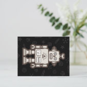 Roboter Postkarte (Stehend Vorderseite)