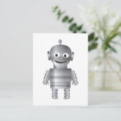 Roboter Postkarte (Stehend Vorderseite)
