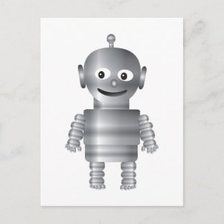 Roboter Postkarte