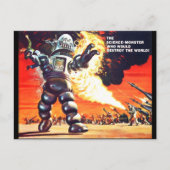 Roboter Postkarte (Vorderseite)