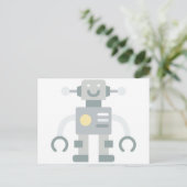 Roboter Postkarte (Stehend Vorderseite)