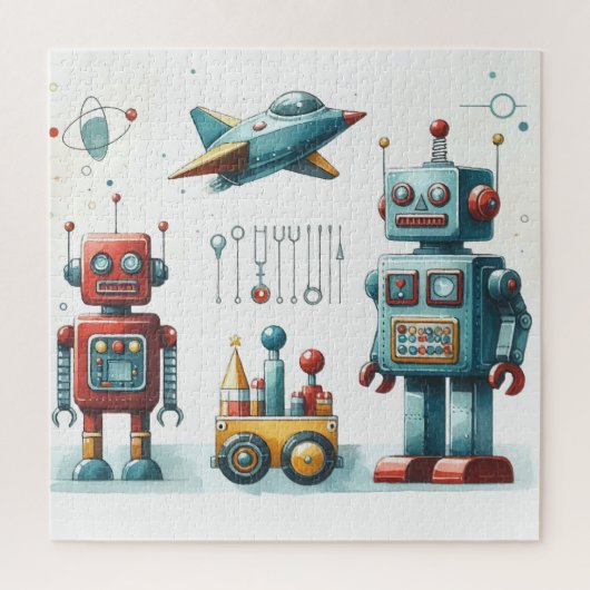 Roboter Puzzle (Vertikal)