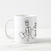Roboter-Rechtsanwalt-Tasse Kaffeetasse (Links)