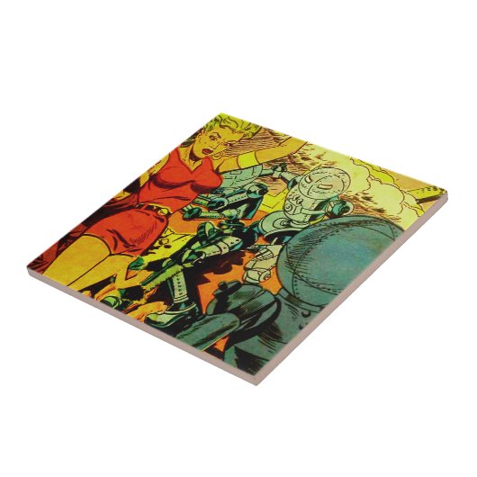 Roboter-Revolution Fliese (Seite)