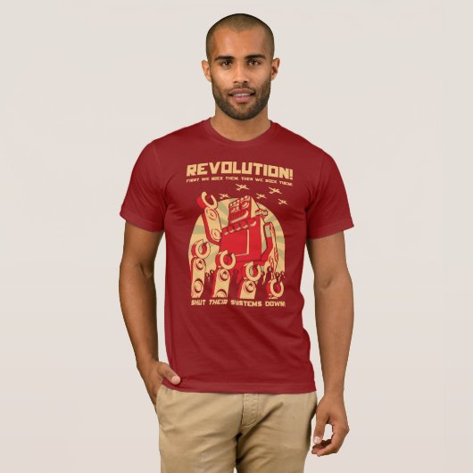 Roboter-Revolution T-Shirt (Vorne ganz)