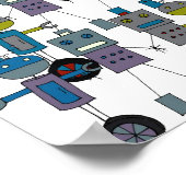 Roboter, Roboter, Roboter! Poster (Ecke)