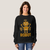Roboter Robotik Engineer Robotik Engineering Robot Sweatshirt (Vorne ganz)