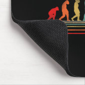Roboter Robotik-Ingenieur Retro Vintage Mousepad (Ecke)