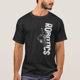 Roboter Robotik-Ingenieur Vintage T-Shirt