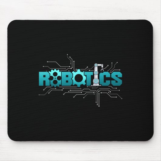 Roboter Robotikingenieur Robotik Mousepad (Vorne)