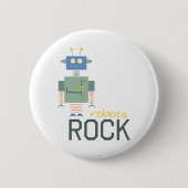 Roboter Rock Button (Vorderseite)