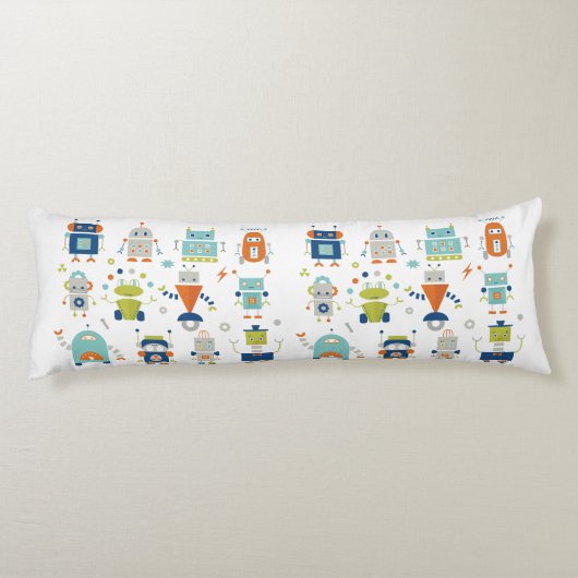 Roboter Seitenschläferkissen (Rückseite)