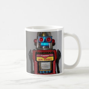 Roboter sieben kaffeetasse