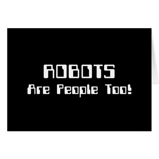 ROBOTER sind auch Menschen! (Vorderseite (Horizontal))