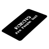ROBOTER sind auch Menschen! Magnet (Linke Seite)