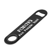 ROBOTER sind auch Menschen! Speed Flaschenöffner (Vorderseite Schrägansicht)