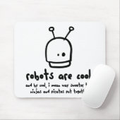 Roboter sind cool1 mousepad (Mit Mouse)