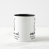 Roboter sind cool1 tasse (Zentrum)