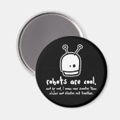 Roboter sind cool2 magnet (Vorderseite/Rückseite)