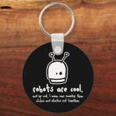 Roboter sind cool2 schlüsselanhänger (Vorderseite)