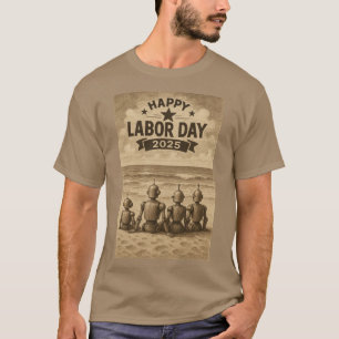 Roboter spalten Arbeitstag T-Shirt
