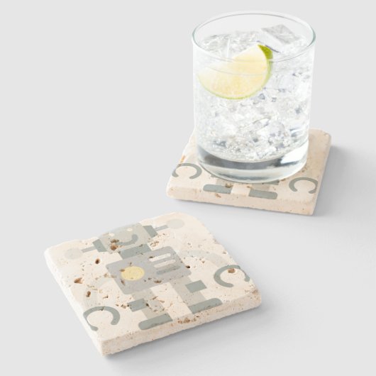 Roboter Steinuntersetzer (Seitenansicht)