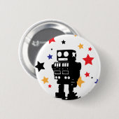 Roboter-Stern Button (Vorne & Hinten)