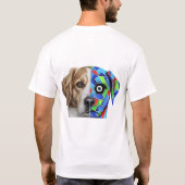 roboter Stil T-Shirt (Rückseite)