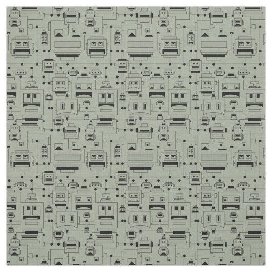 Roboter Stoff (Muster)