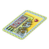 ROBOTER SUCHT NACH LIEBE, HERZVERANSTALTUNGSMASCHI MAGNET (Linke Seite)