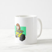 Roboter Sylvia Plath Kaffeetasse (VorderseiteRechts)
