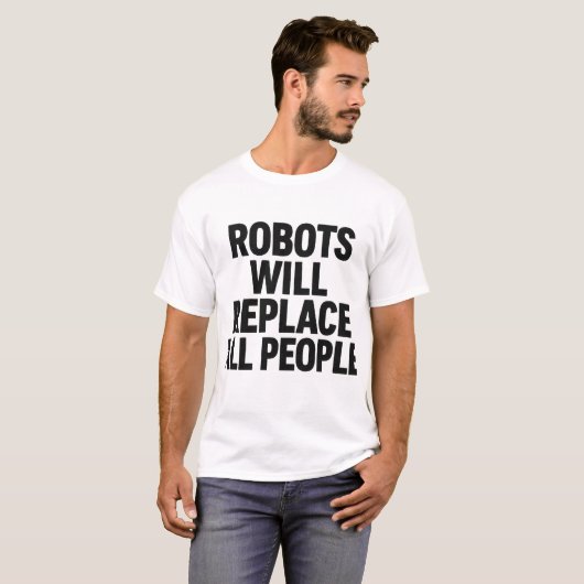 Roboter T-Shirt (Vorne ganz)
